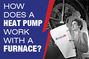 how does a heat pump work with a furnace