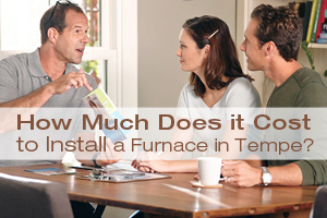 how much does it cost to install a furnace in Tempe